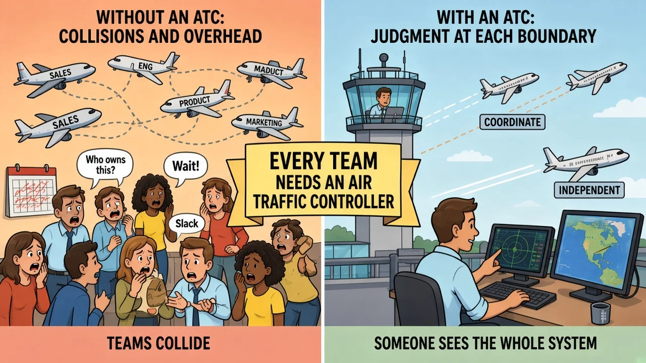 The Air Traffic Controller Problem: Every Team Needs One